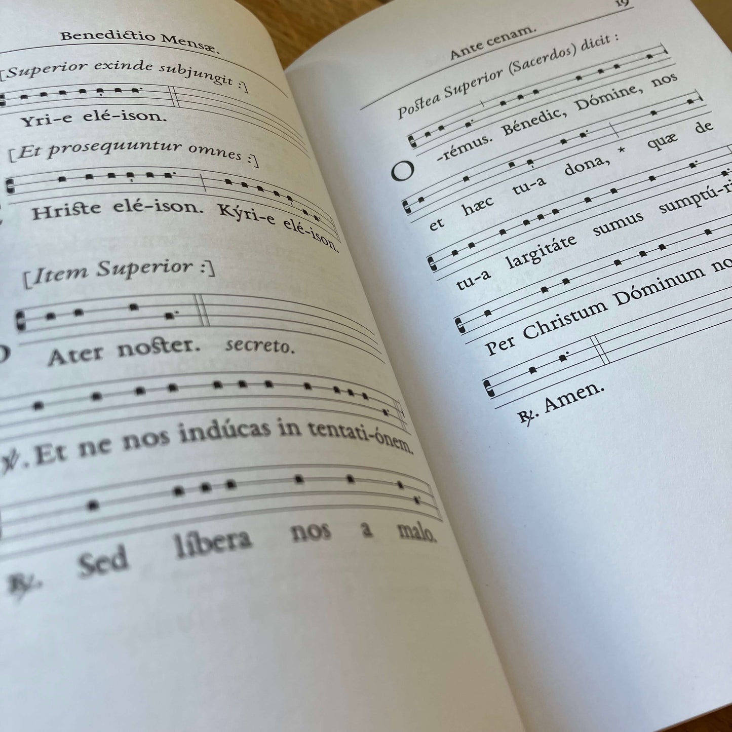 Benedictiones Mensæ