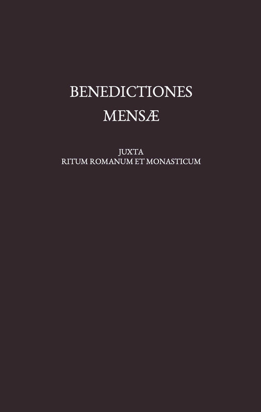 Benedictiones Mensæ
