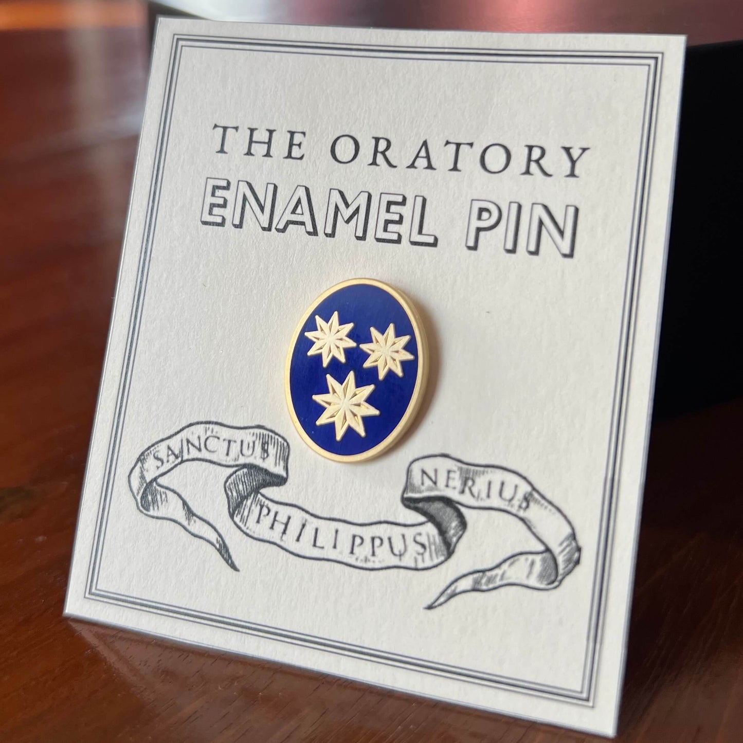 Oratory Enamel Pin